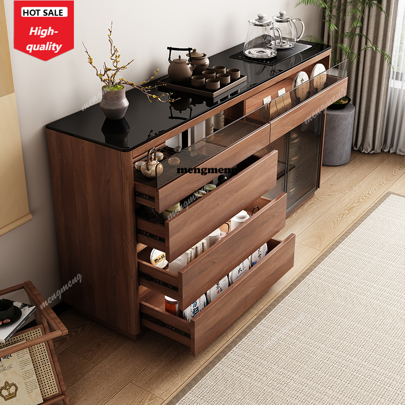 Interior Design Luxury Living Room - C139 Modern wooden living room cabinet
