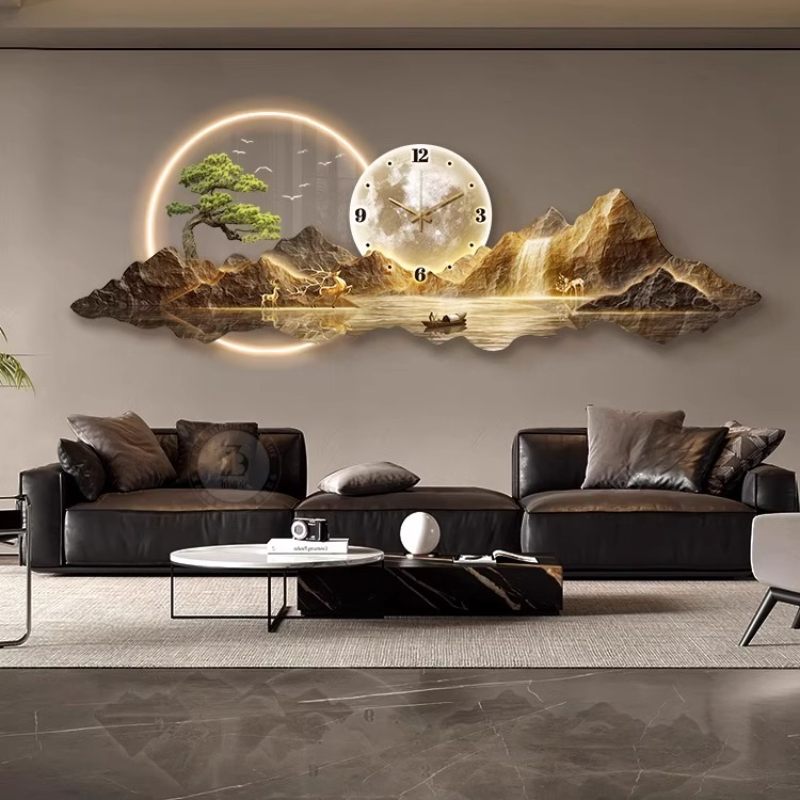 Luxury Light Wall clock Living – обзор и цена Interior Design Luxury Living Room