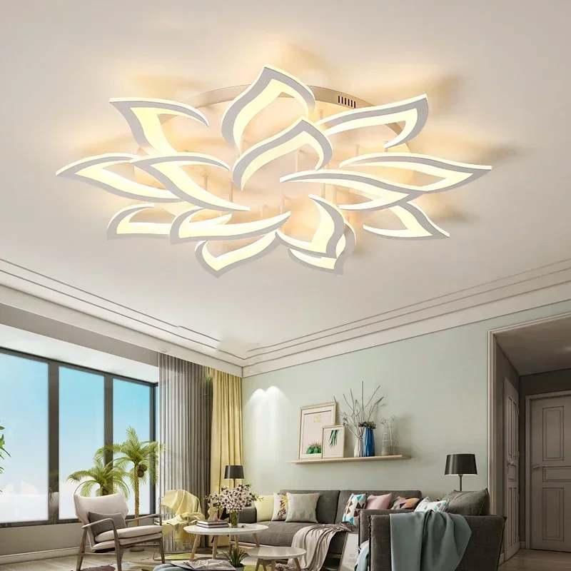 Designer LED Petal Chandelier  – обзор и цена Interior Design Luxury Living Room