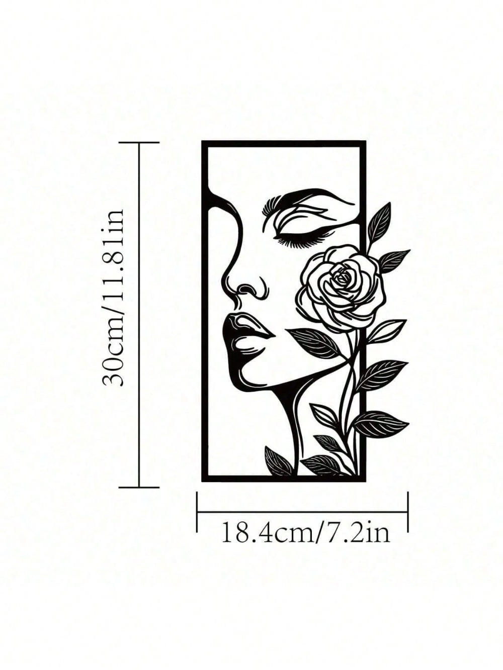1pc Woman Flower Metal Wall Ar – обзор и цена Interior Design Apartment