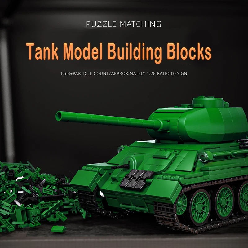 T34-85 Tank Model Kit - 1263PC – обзор и цена Interior Design And Build