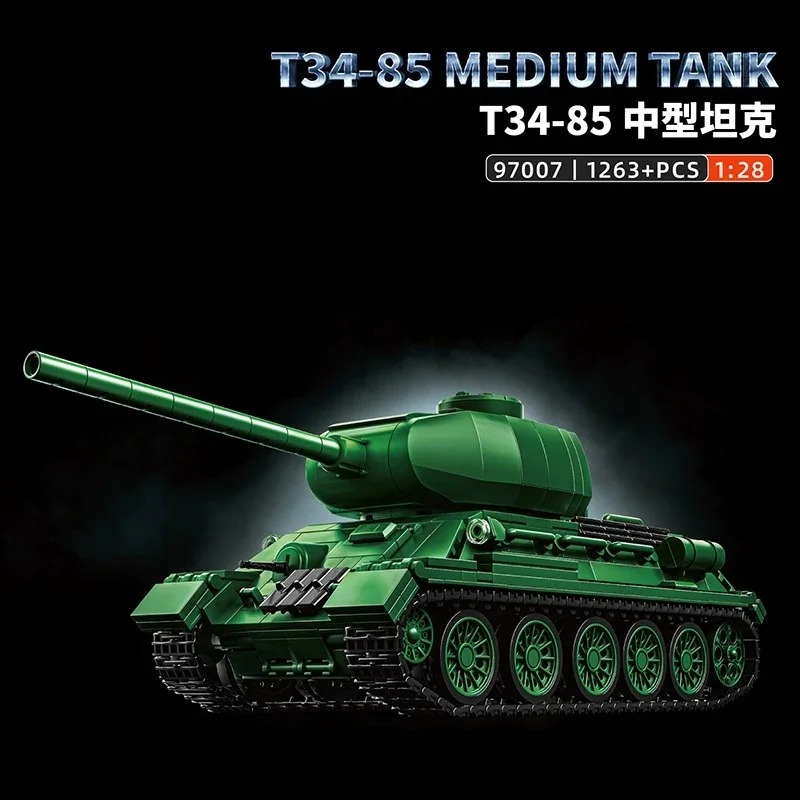 T34-85 Tank Model Kit - 1263PC – обзор и цена Interior Design And Build