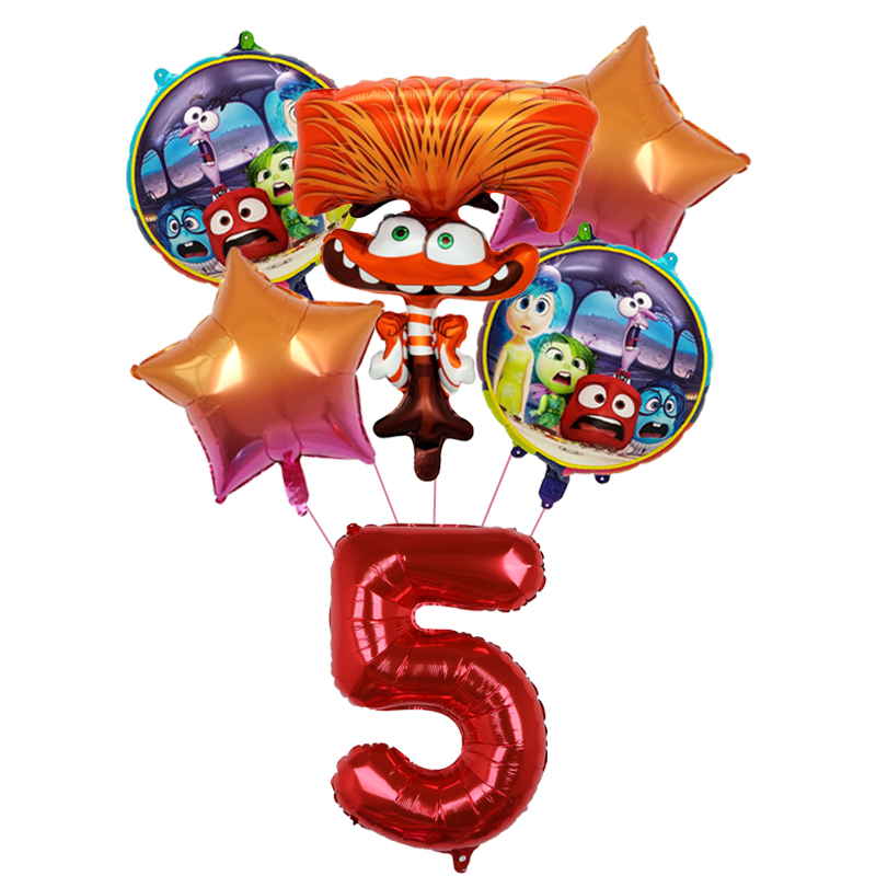 6pcs New Inside Out2 Balloons  – обзор и цена Interior Design Home Decor