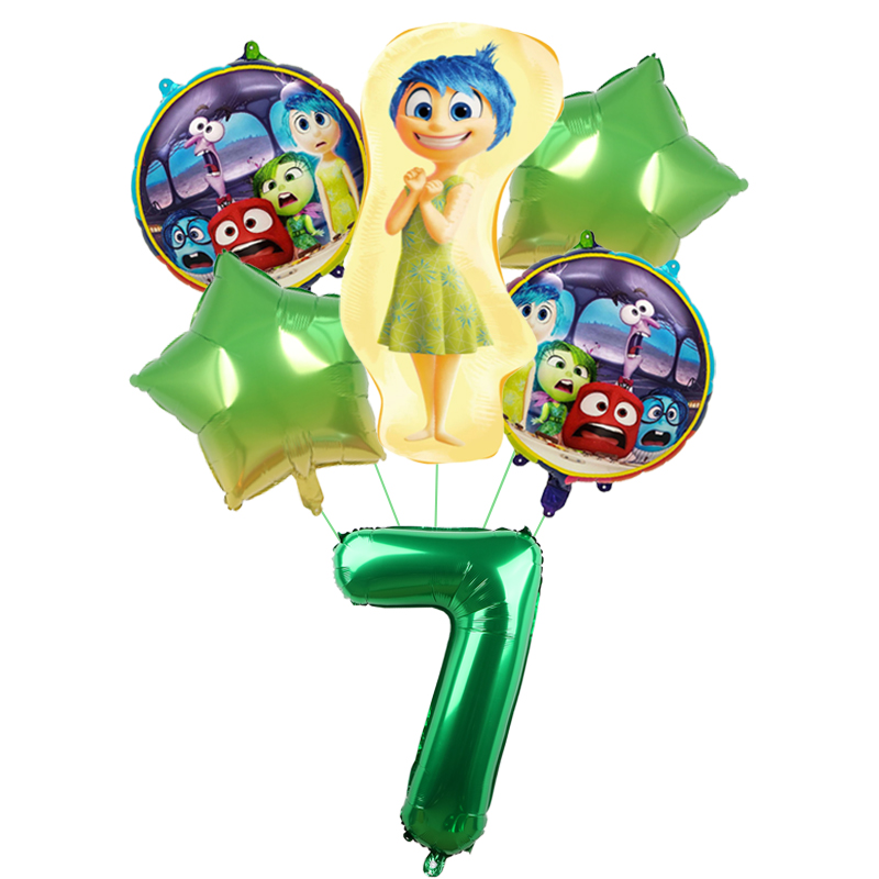 6pcs New Inside Out2 Balloons  – обзор и цена Interior Design Home Decor