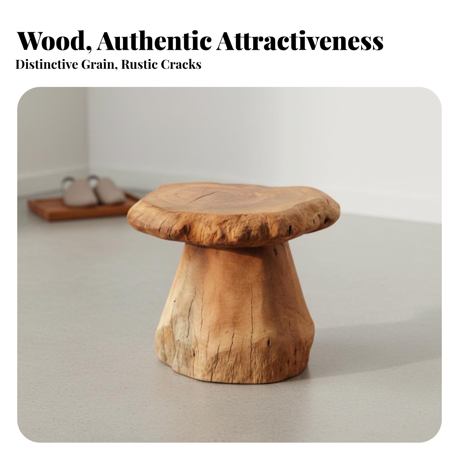 Mushroom-Shaped Stool Wabi-Sab – обзор и цена Interior Design And Build