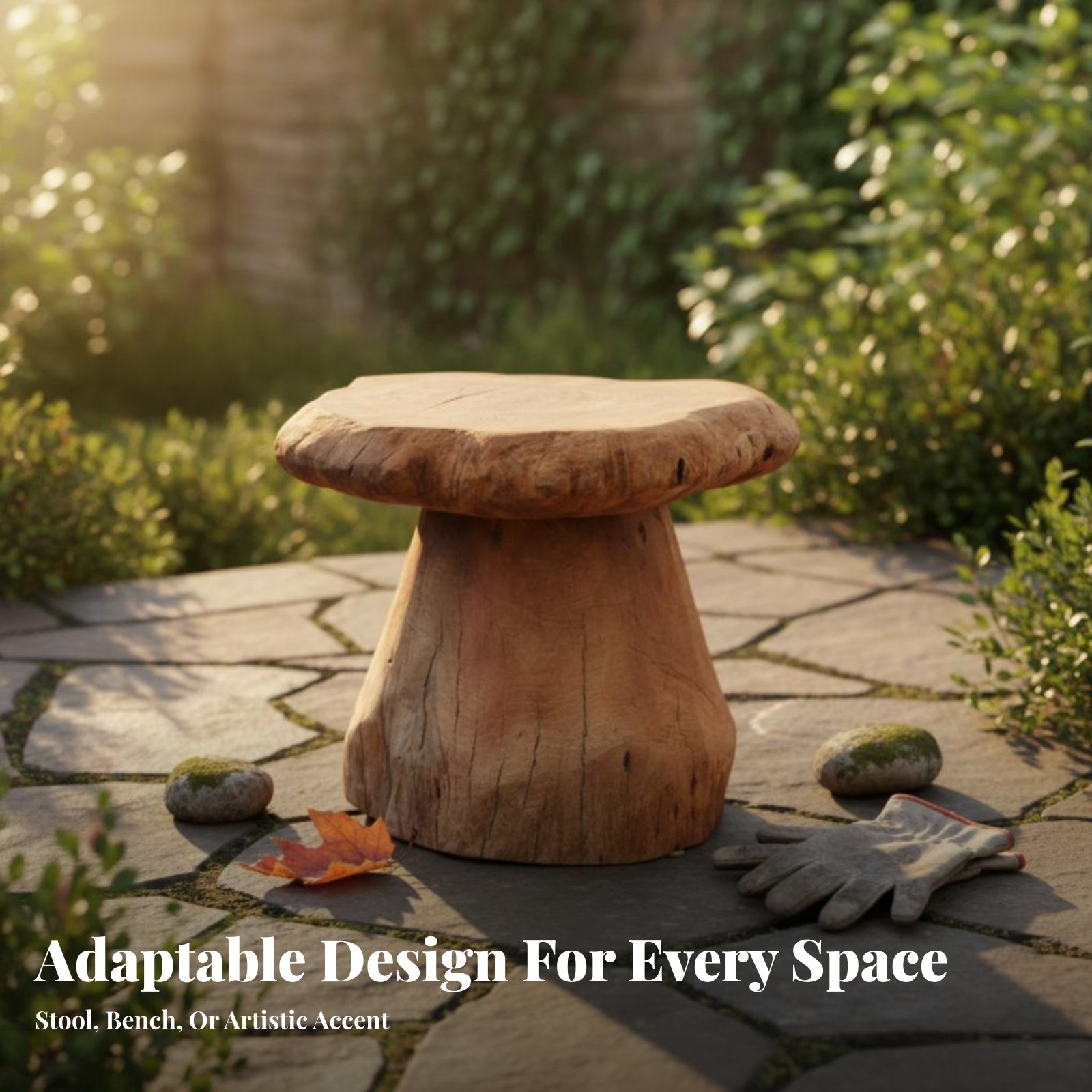 Mushroom-Shaped Stool Wabi-Sab – обзор и цена Interior Design And Build
