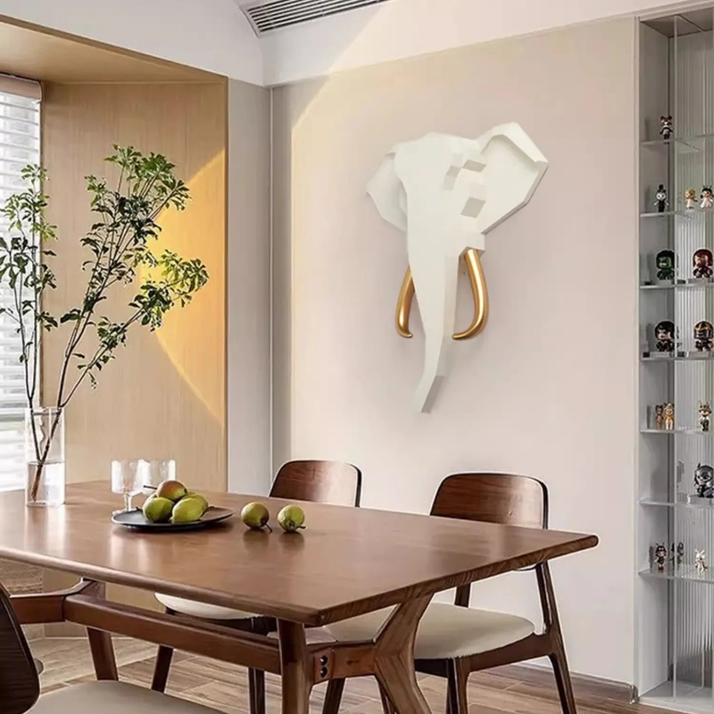 2025 Geometric Elephant Sculpt – обзор и цена Interior Design Luxury Living Room