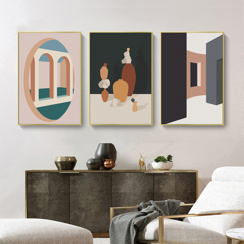 Retro Morandi Building Canvas  – обзор и цена Interior Design And Build